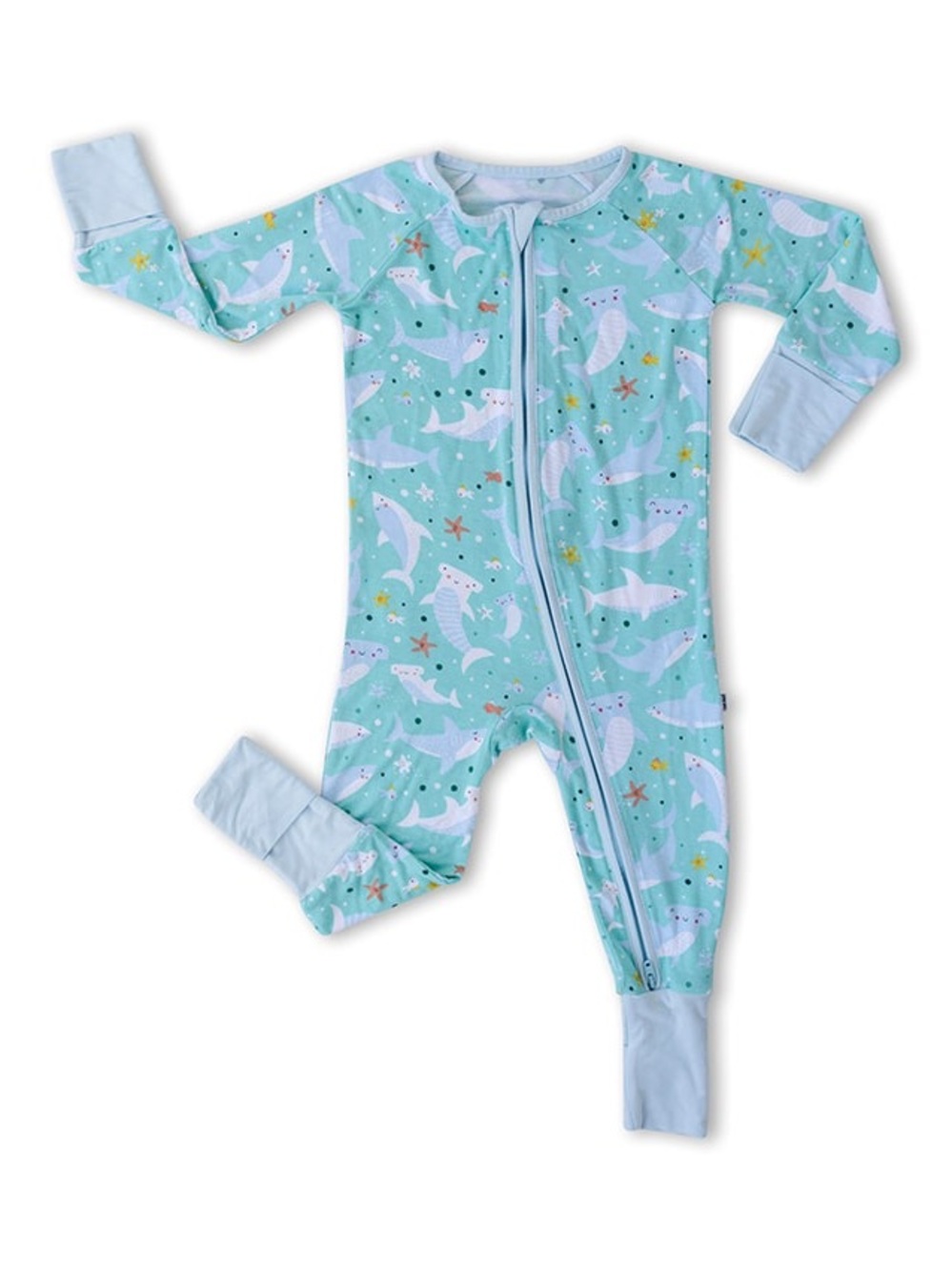 Little Sleepies | Shark Soirée Zippy Pajamas